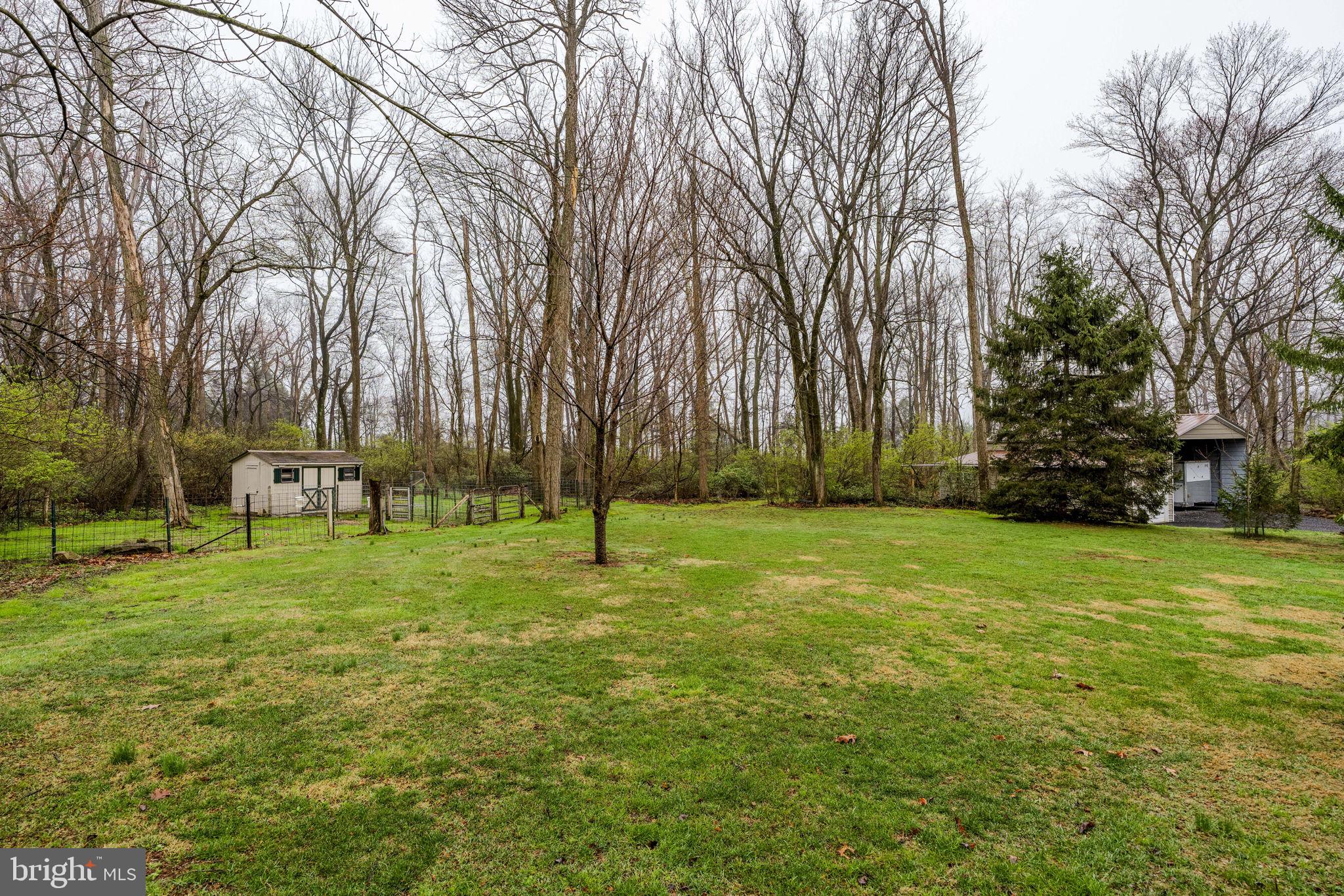 1195 Seglock Road Stevens, PA 17578 - Photo 32 of 33 a backyard of a house with lots of trees