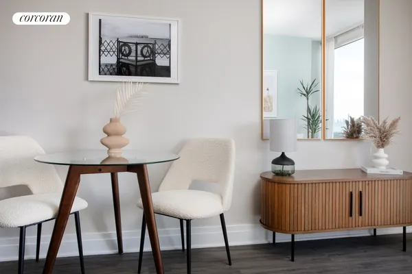 a black and white photo of a living room