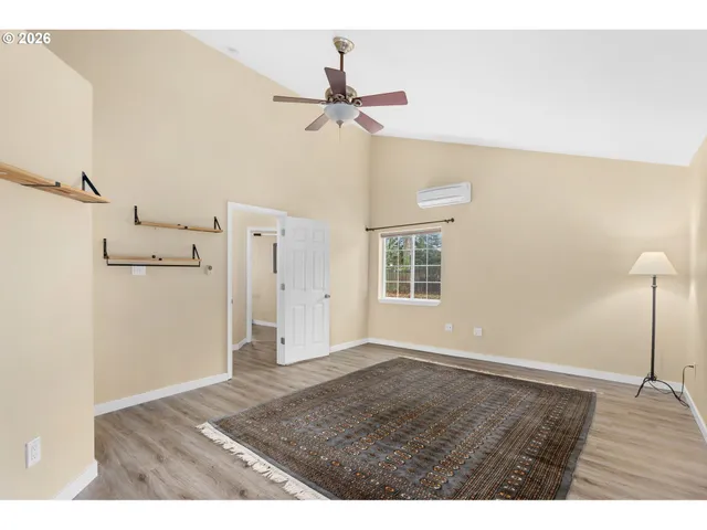 a view interior of the house and wooden floor