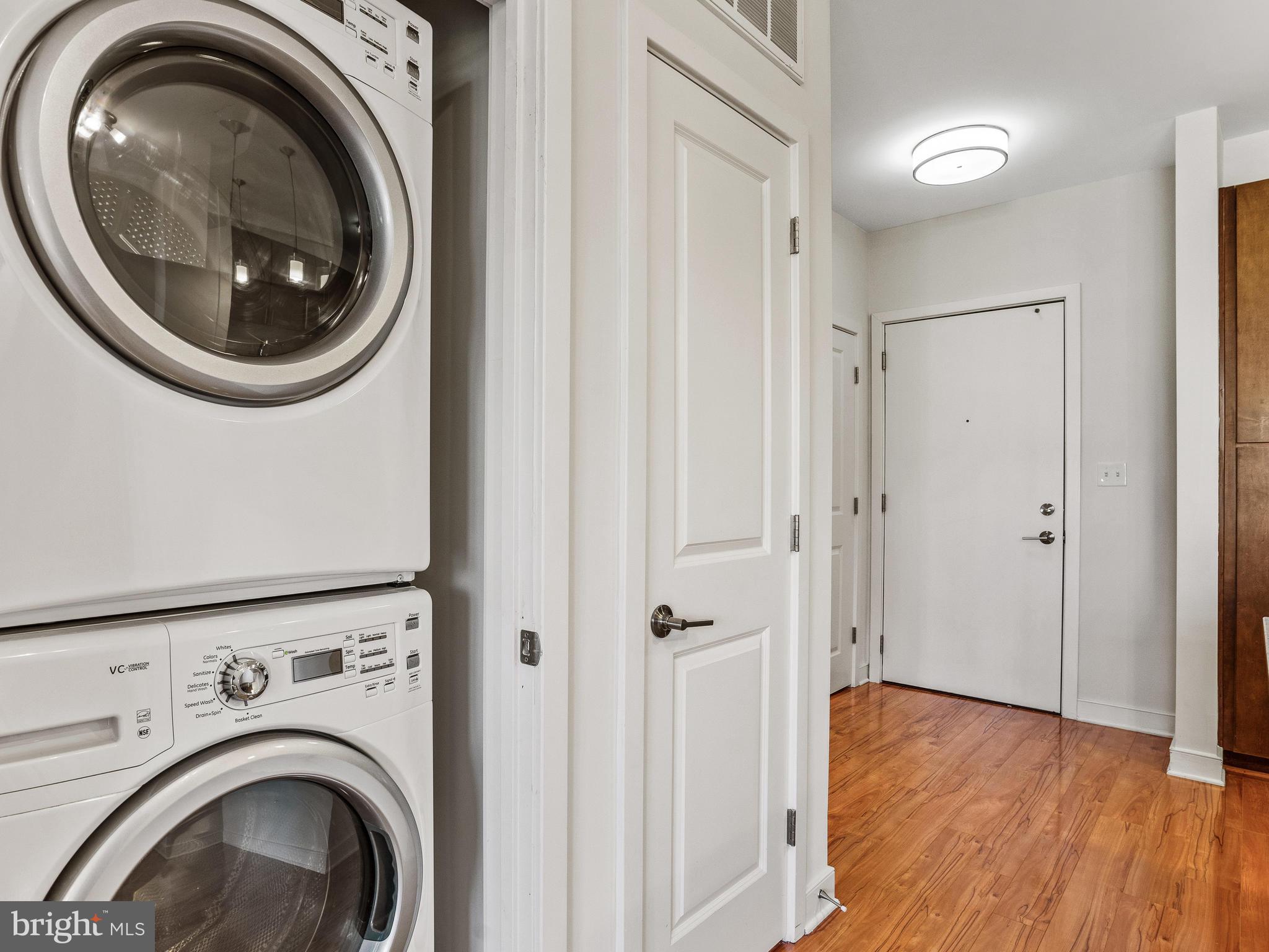 8005 13th Street, Unit 304 Silver Spring, MD 20910 - Photo 17 of 31 So convenient, Stacked washer & dryer.