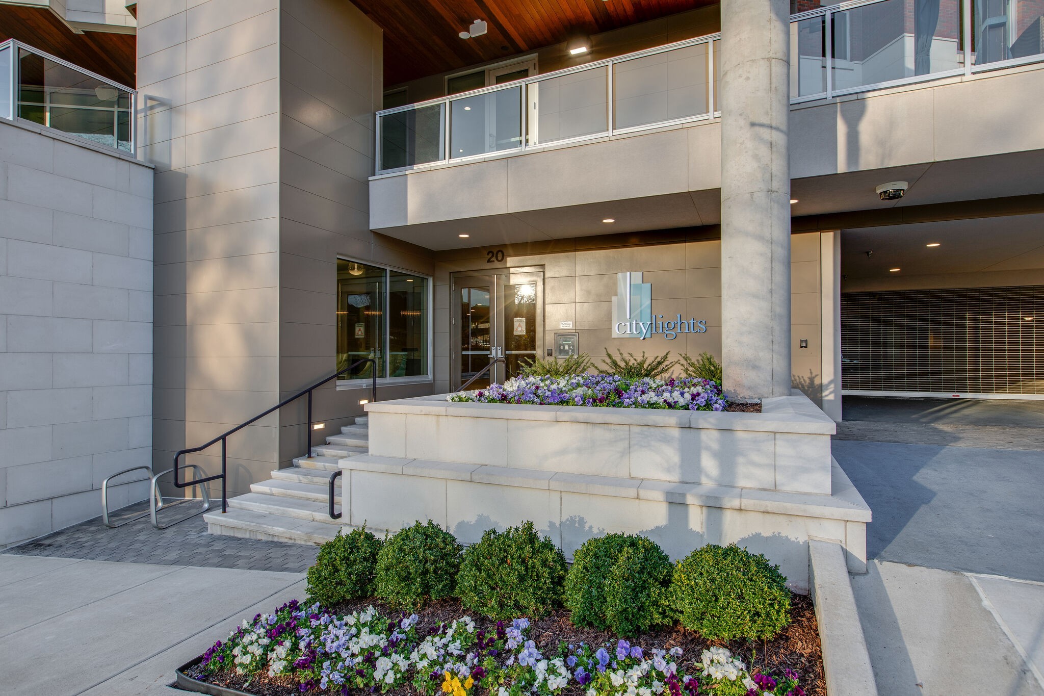 20 Rutledge Street, Unit 505 Nashville, TN 37210 - Photo 38 of 67 a view of a building with a garden