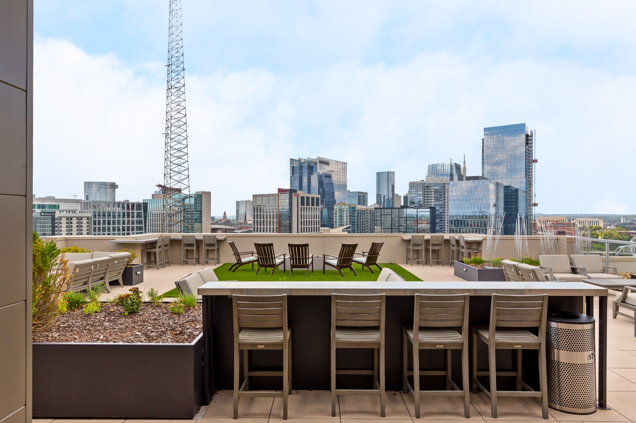 20 Rutledge Street, Unit 505 Nashville, TN 37210 - Photo 57 of 67 a dining room with a table and chairs