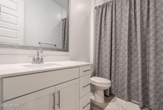 a workspace with furniture and window