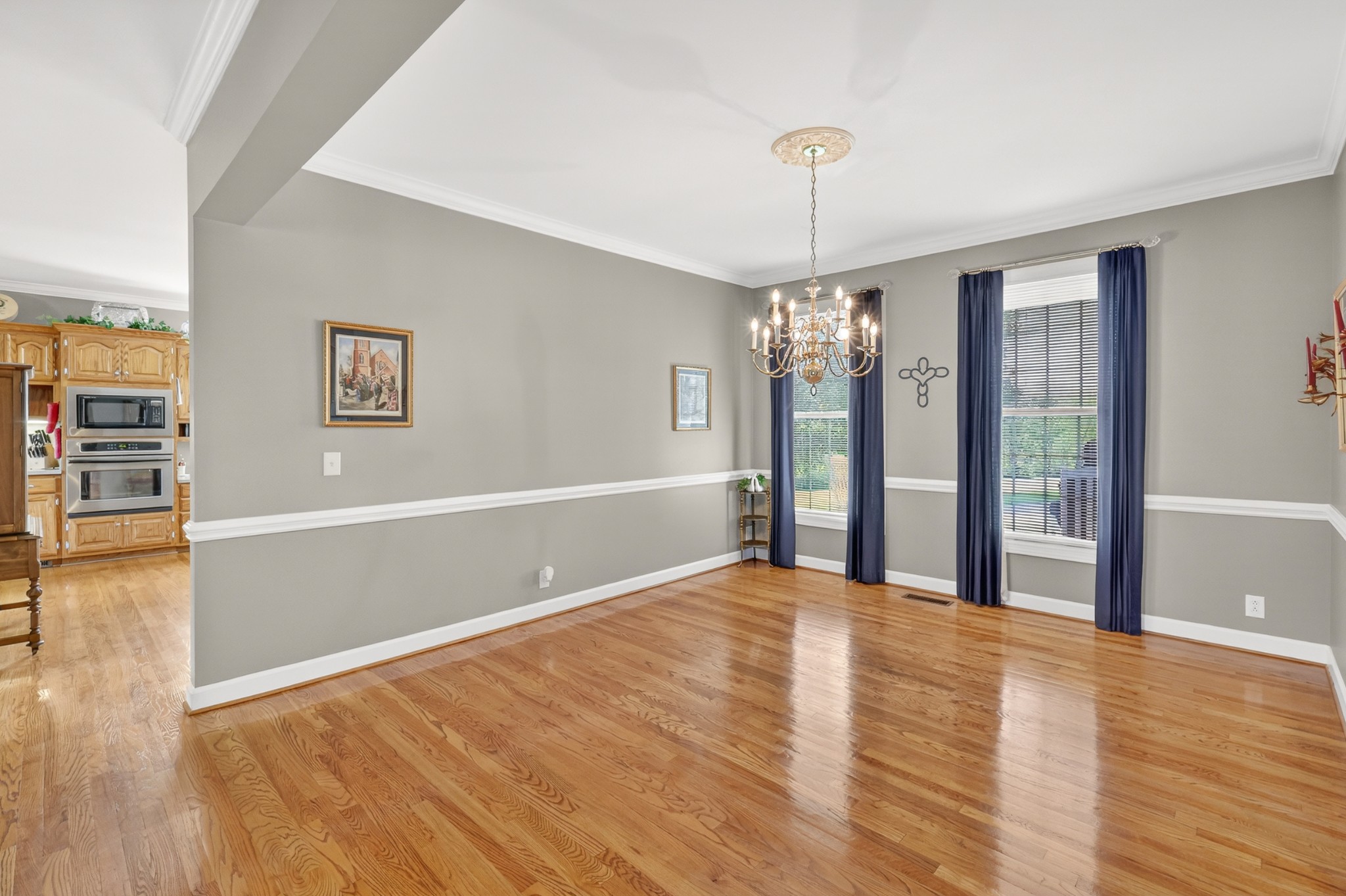 4676 Harpeth-Peytonsville Road Thompson's Station, TN 37179 - Photo 18 of 84 a view of an empty room with window and wooden floor