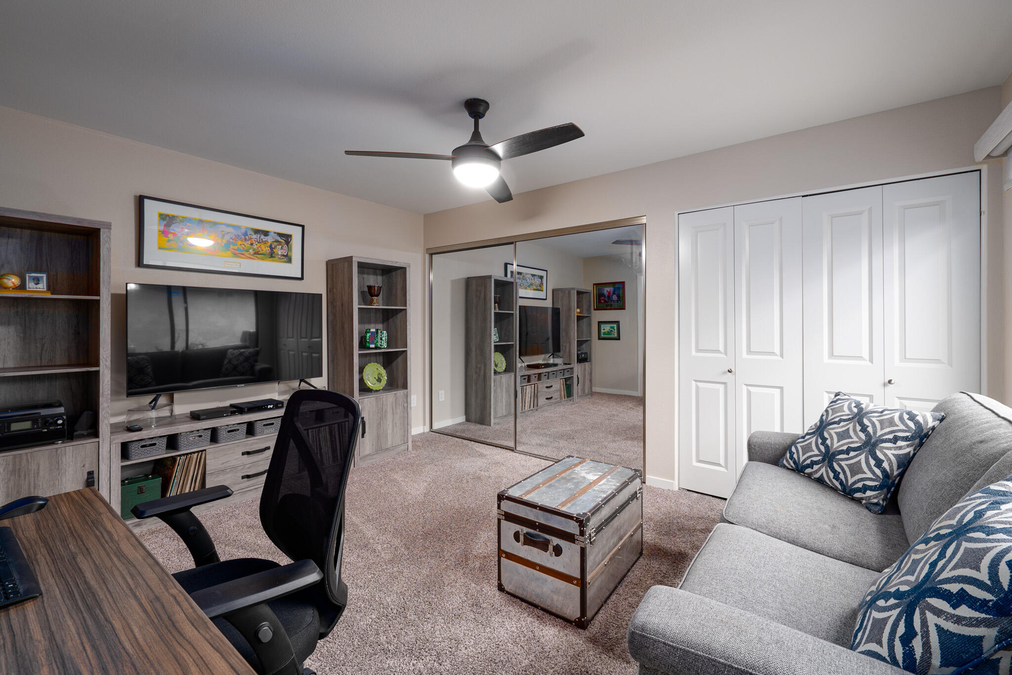 6 Sunrise Drive Rancho Mirage, CA 92270 - Photo 30 of 48 a living room with furniture and a flat screen tv