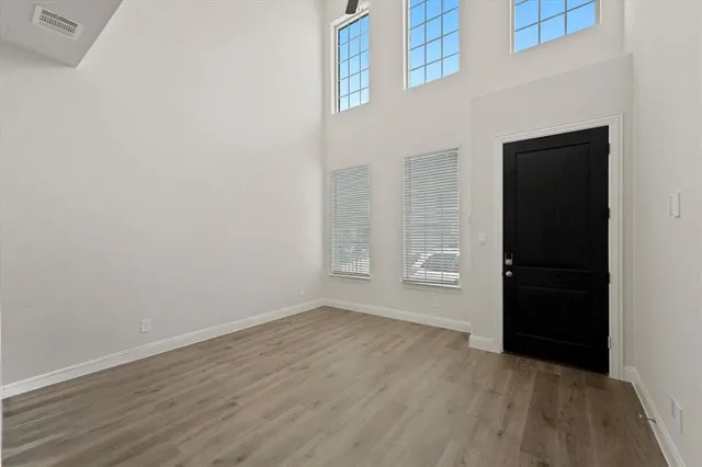 wooden floor in an empty room