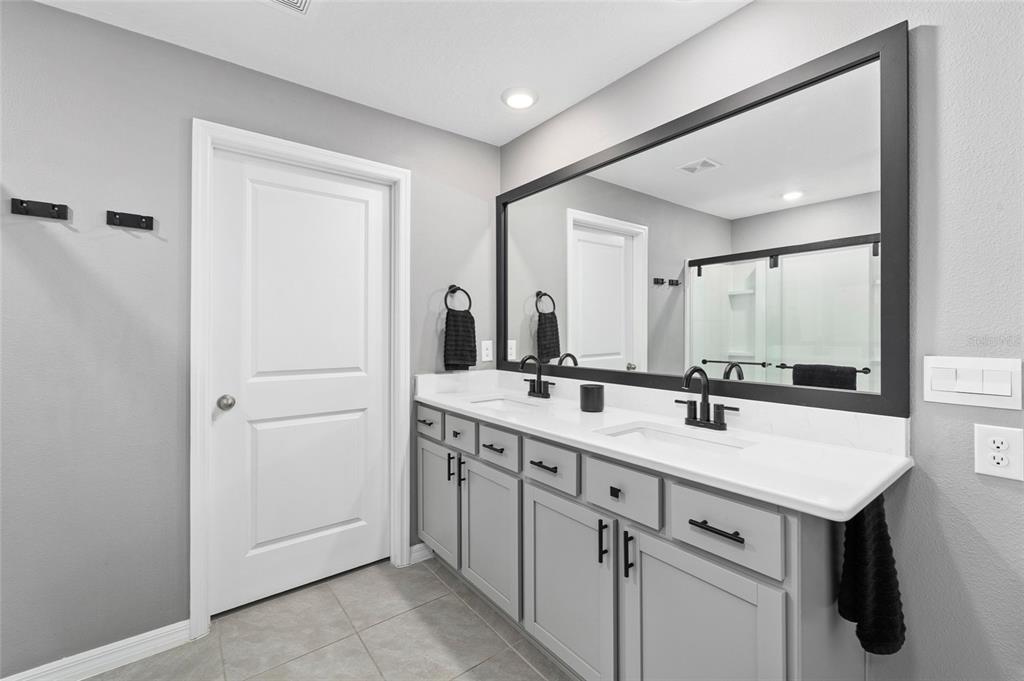 16507 Windmill Forge Pass Wimauma, FL 33598 - Photo 21 of 48 a bathroom with a sink a mirror and a vanity