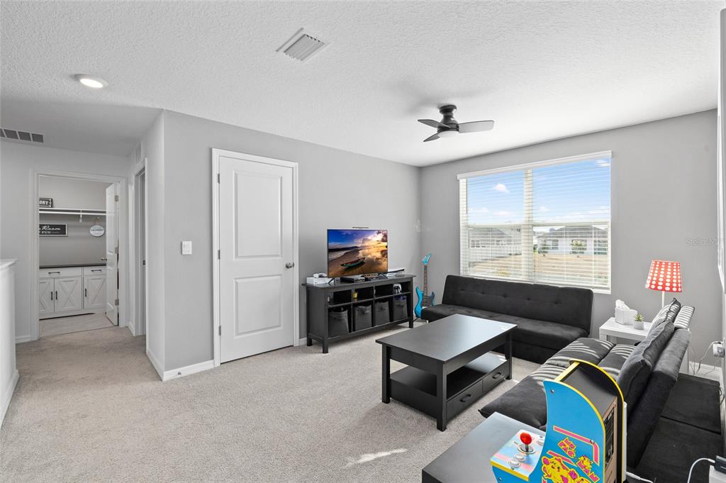 16507 Windmill Forge Pass Wimauma, FL 33598 - Photo 7 of 48 a living room with furniture and a flat screen tv