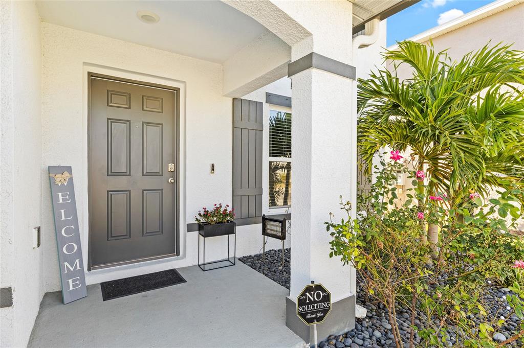 16507 Windmill Forge Pass Wimauma, FL 33598 - Photo 10 of 48 front view of a house with a potted plant