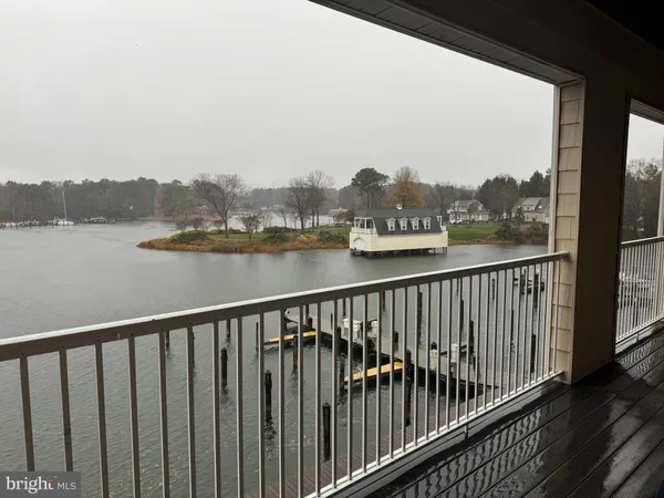 a balcony with street view