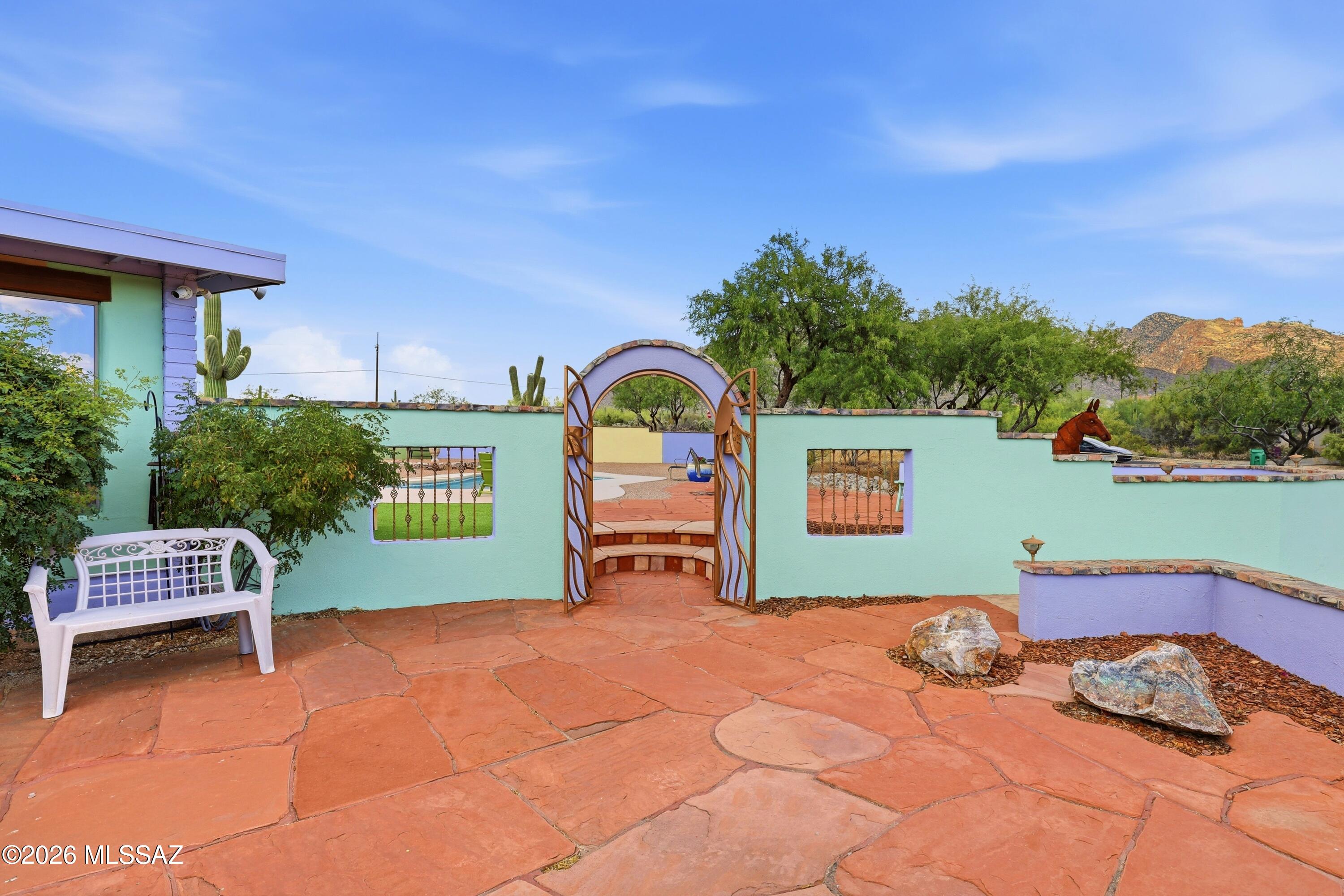 220 East Magee Road Tucson, AZ 85704 - Photo 30 of 38 Gate to pool