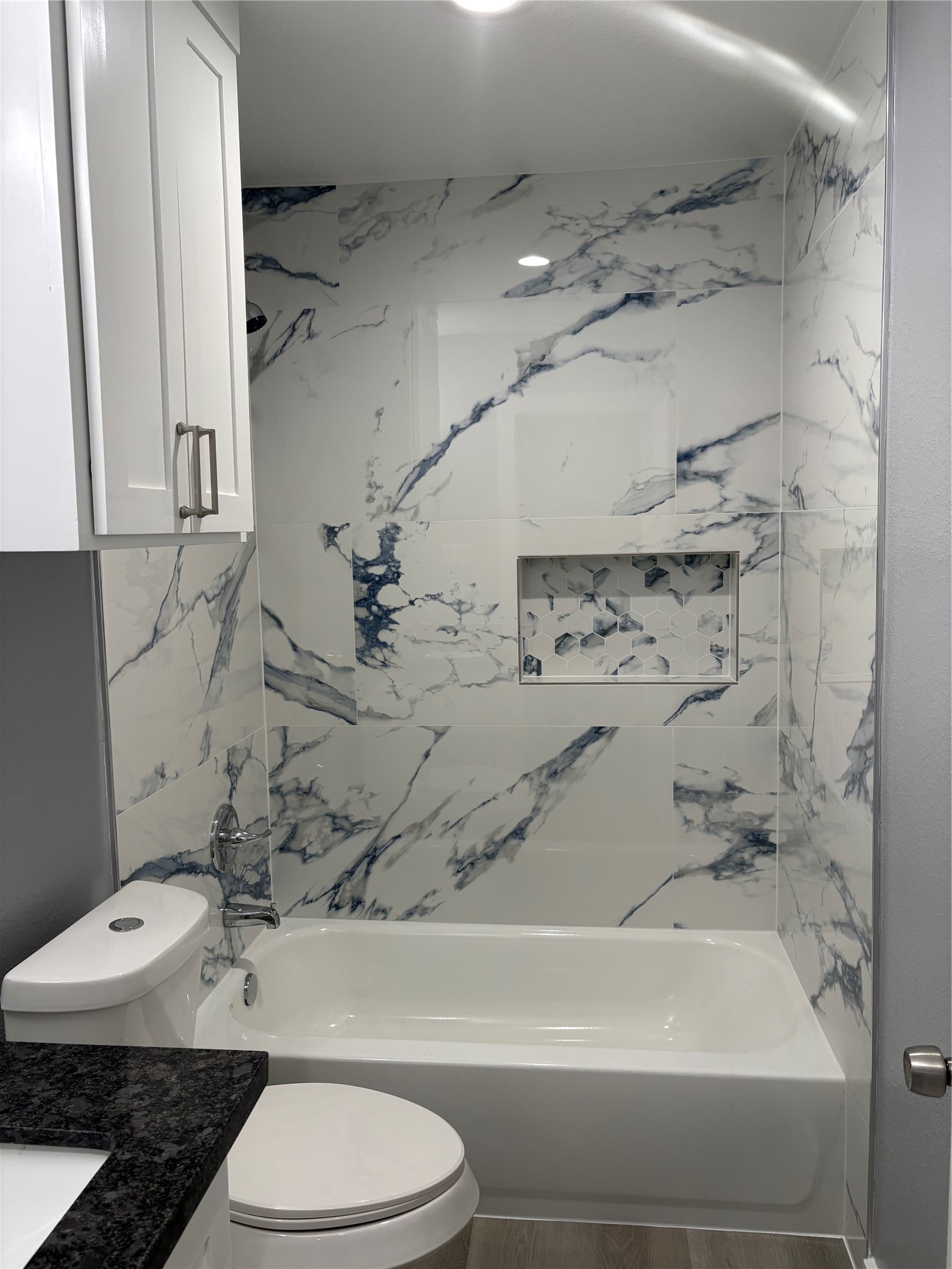1809 Reese Street Houston, TX 77012 - Photo 17 of 23 a bathroom with a sink toilet and shower