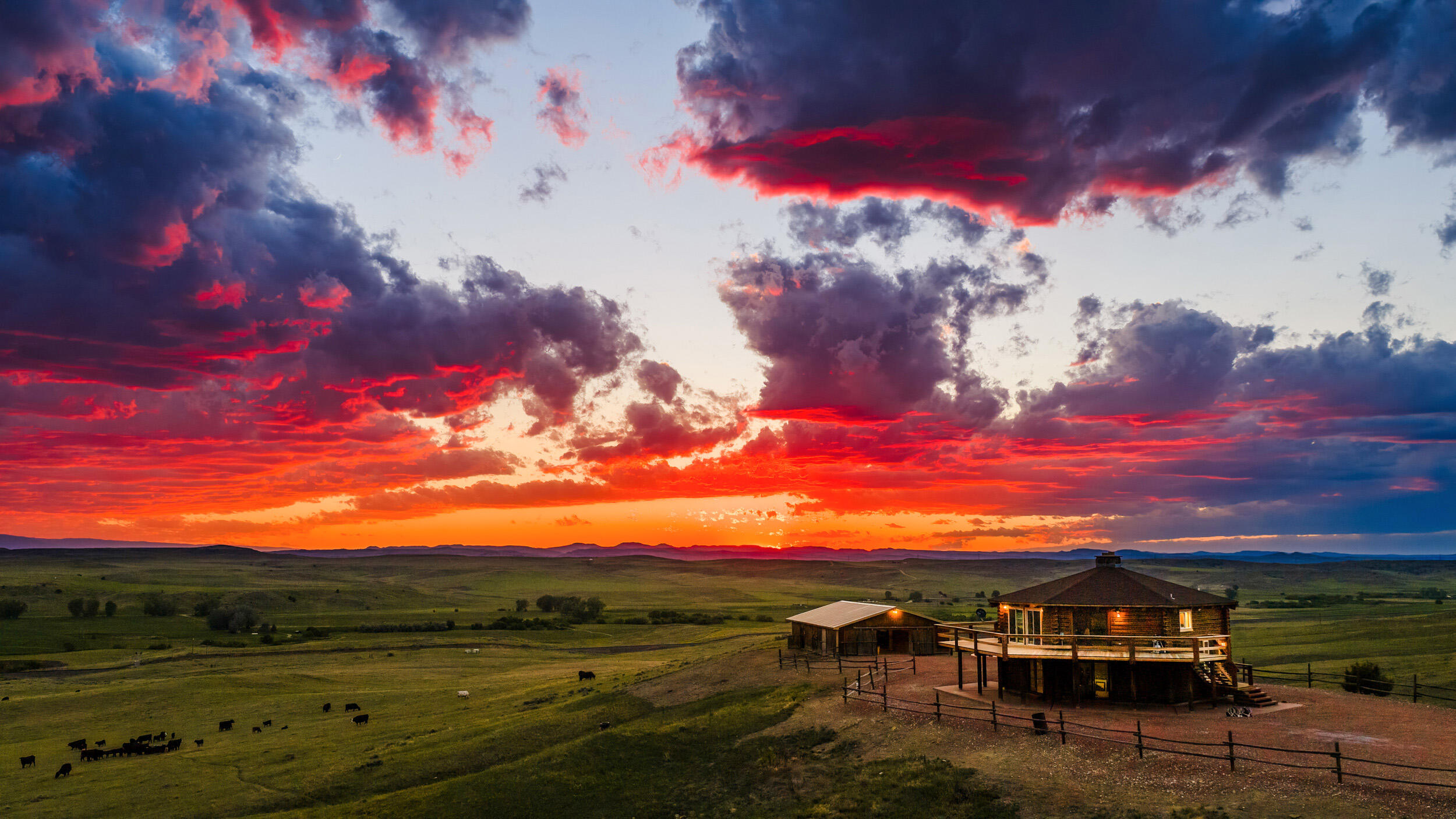 593 Lower Prairie Dog Road Sheridan, WY 82801 - Photo 63 of 182 593 lpd sunset 47