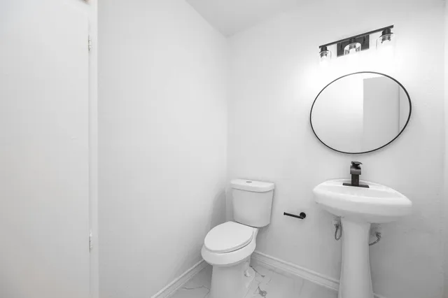 a view of a room with an empty space