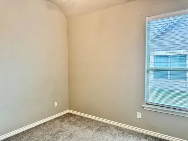 a view of a small space with window