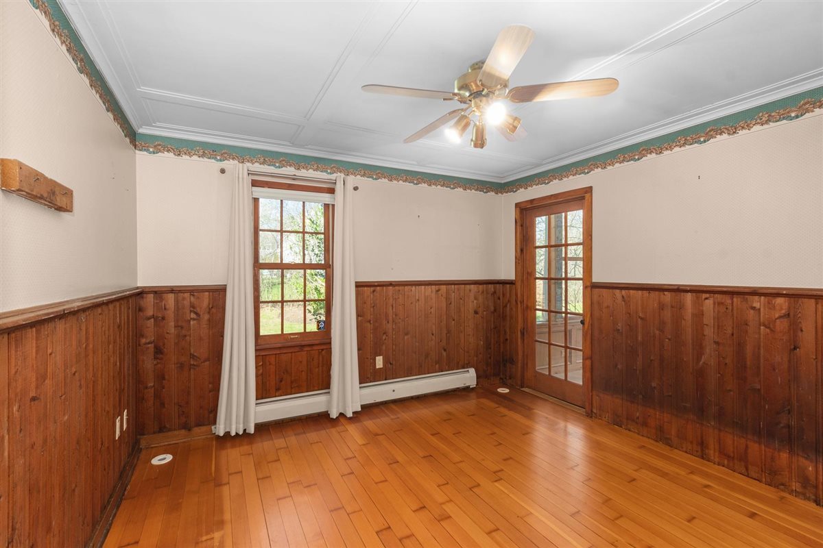 1760 Telegraph Road Lake Forest, IL 60045 - Photo 17 of 50 wooden floor and windows in an empty room
