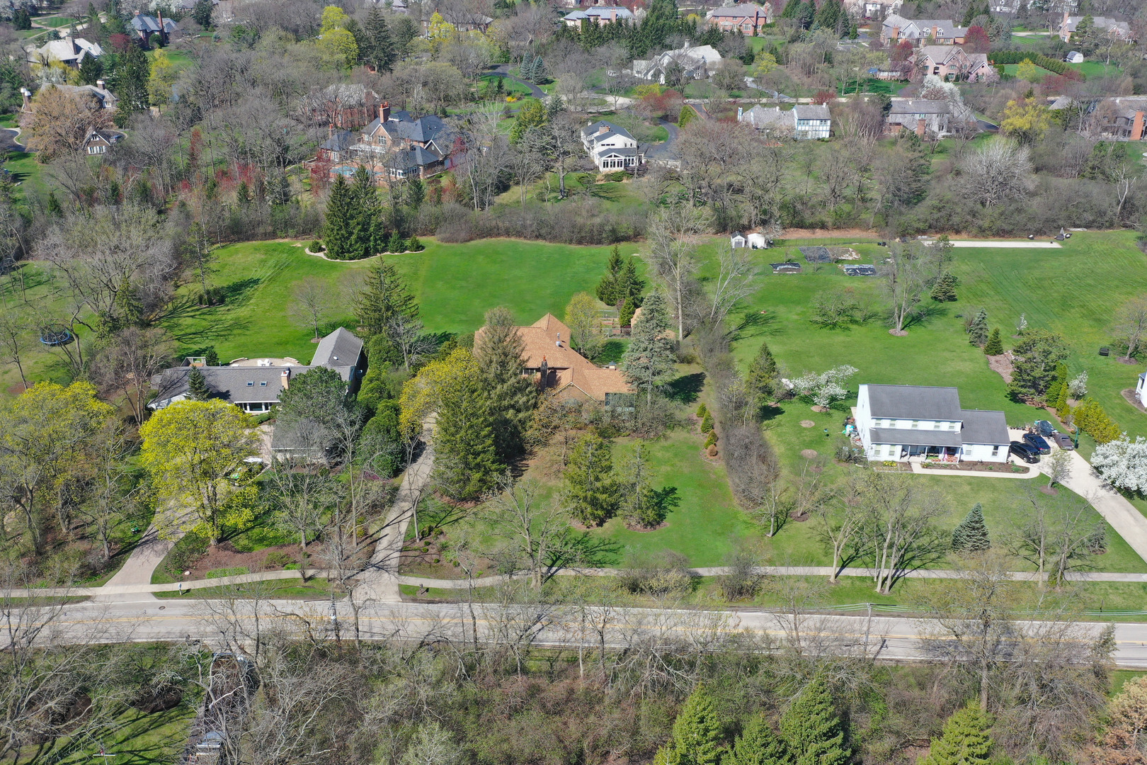 1760 Telegraph Road Lake Forest, IL 60045 - Photo 43 of 50 an aerial view of residential houses with outdoor space and trees