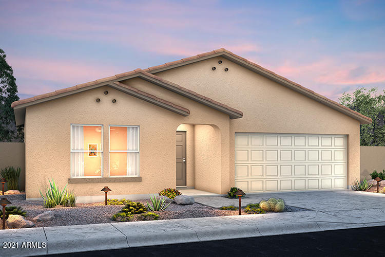 1082 Greyhawk Loop Casa Grande, AZ 85122 - Photo 2 of 2 a front view of a house with a yard