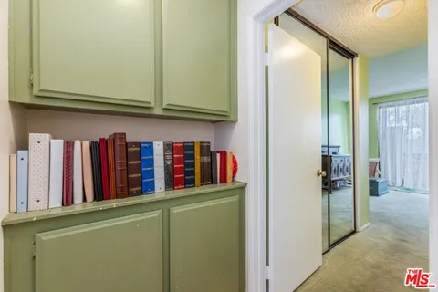 a close view of closet