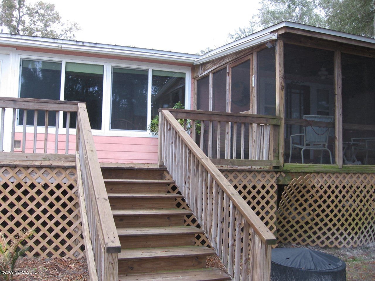 Back of house from Lower Deck