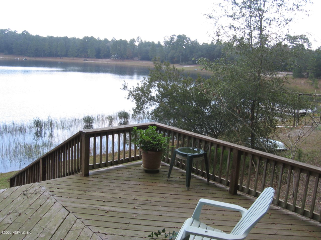 Deck and Lake