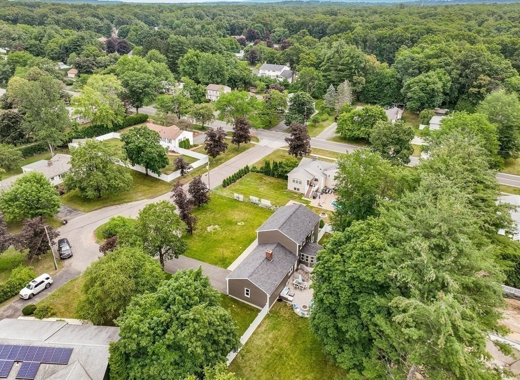 17 Andover Road Longmeadow, MA 01106 - Photo 38 of 40 an aerial view of residential house with outdoor space and swimming pool