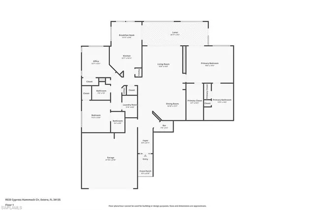 $710,000 | 9533 Cypress Hammock Circle, Unit 101, Estero, FL 34135