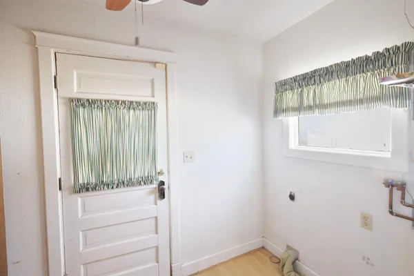 a view of front door