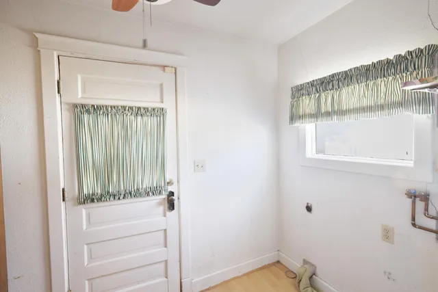 a view of front door