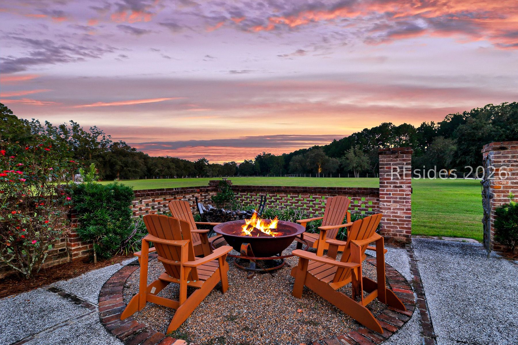 165 Golda Drive Ridgeland, SC 29936 - Photo 75 of 100 Fire Pit in/Courtyard Equestrian Facility