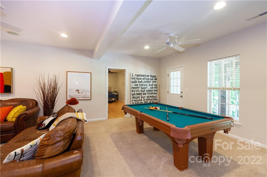 1292 Valhalla Drive Denver, NC 28037 - Photo 40 of 47 a living room with furniture pool table and a window