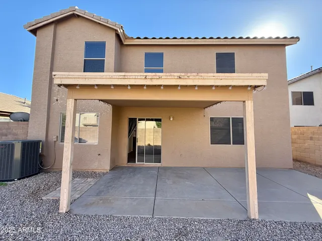a view of a house with a door