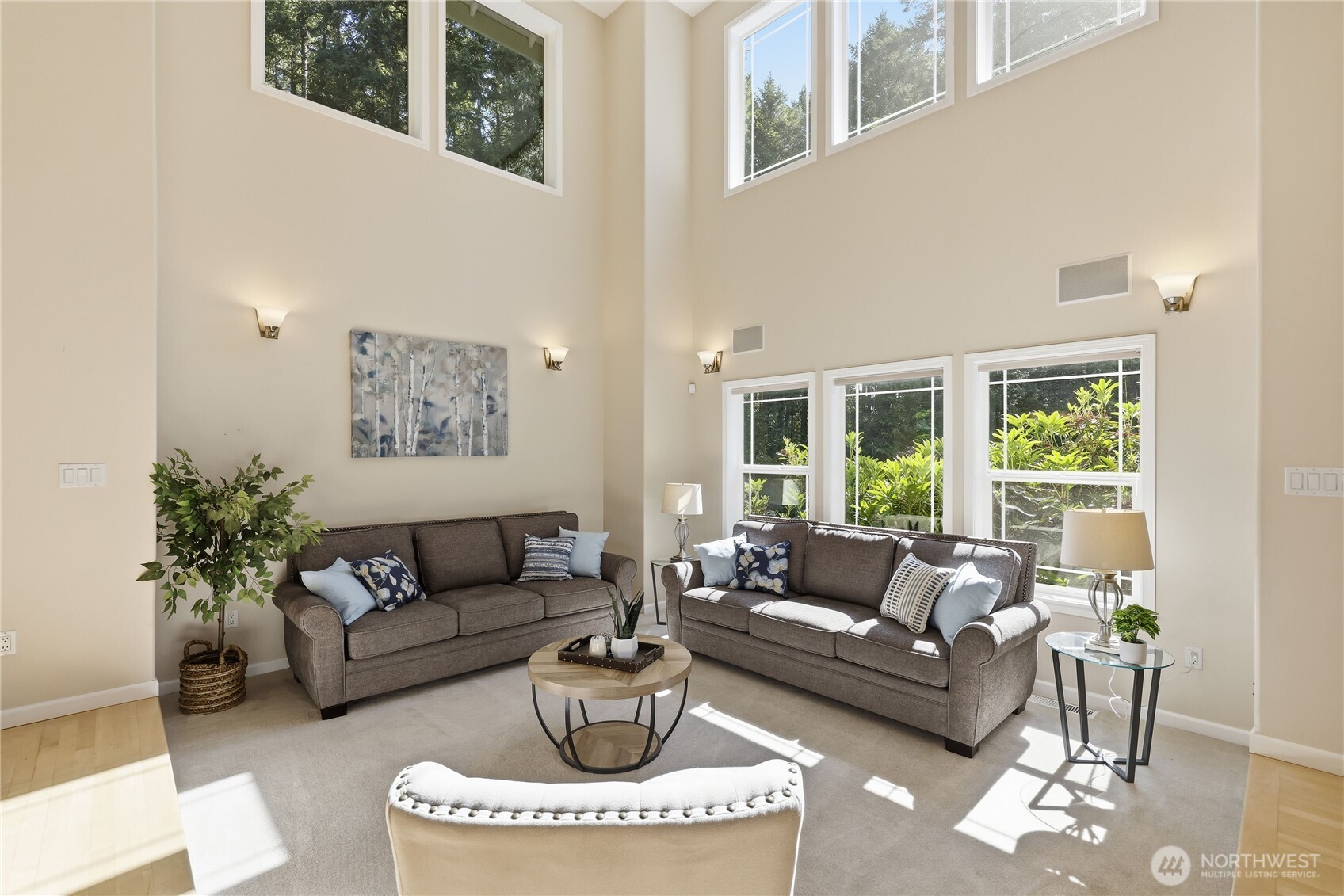 4354 Northwest Westgate Road Silverdale, WA 98383 - Photo 4 of 40 a living room with furniture and a large window