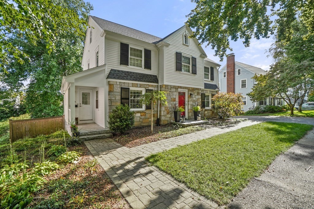 63 Standish Road Milton, MA 02186 - Photo 35 of 38 a front view of a house with a yard