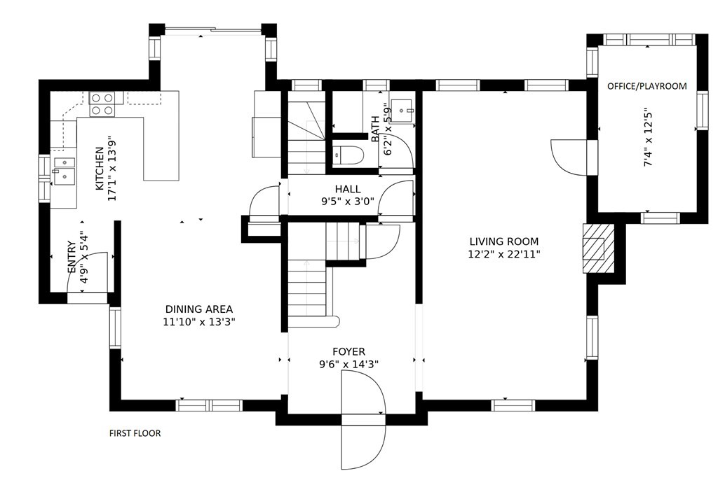 63 Standish Road Milton, MA 02186 - Photo 36 of 38 a picture of a bench in front of a door