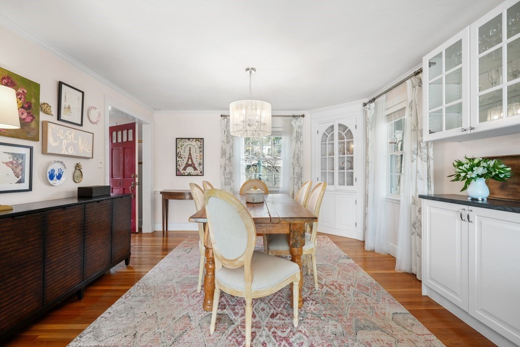 63 Standish Road Milton, MA 02186 - Photo 7 of 38 a dining room with furniture a rug and wooden floor
