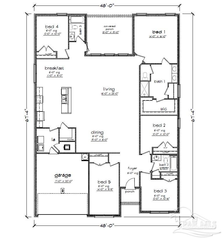 5141 Rainwater Road Milton, FL 32583 - Photo 2 of 32 ALL pictures, colors, features, and size may vary.