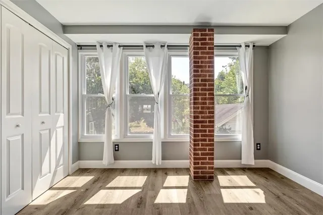 a view of entryway with stairs