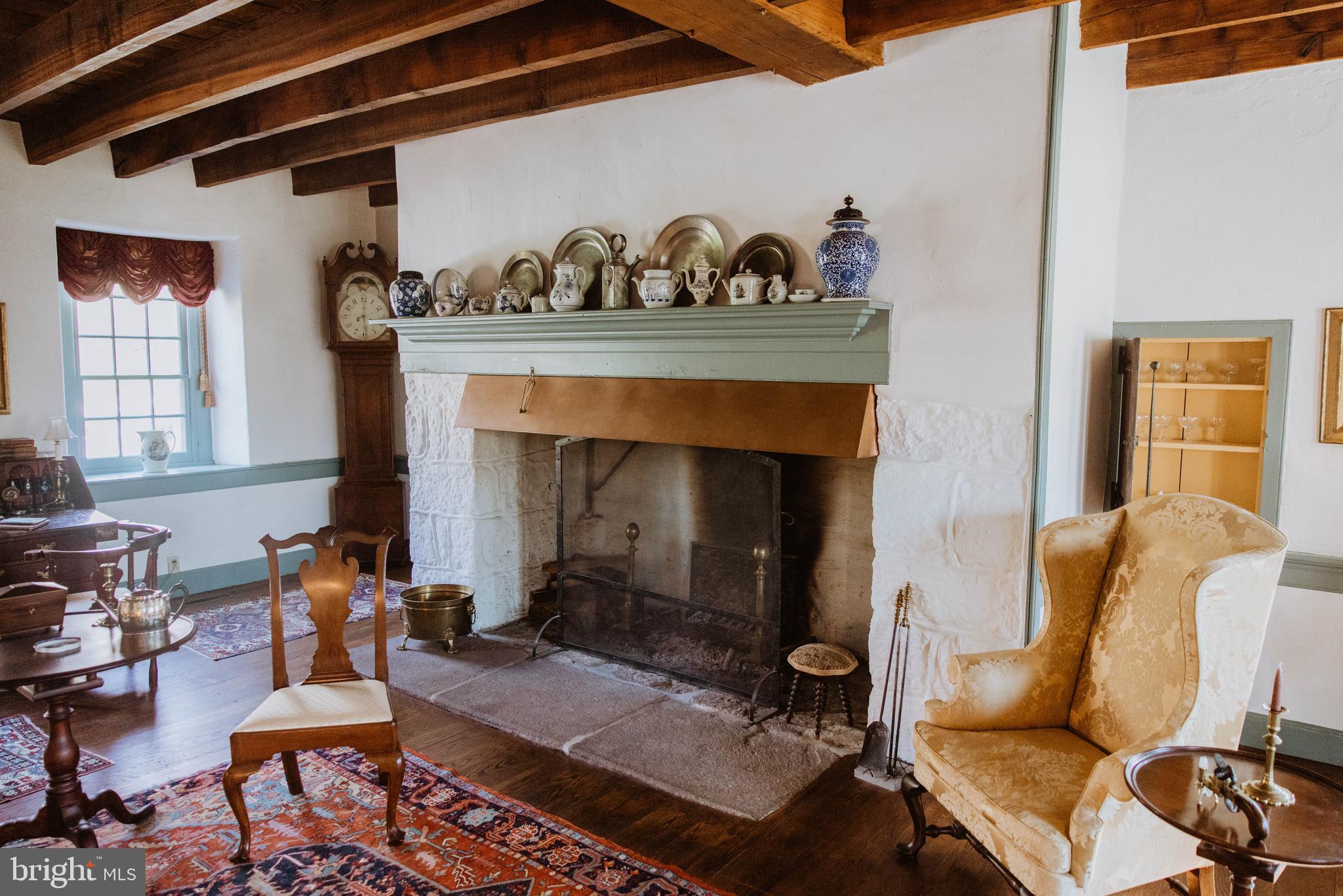1861 Ridge Road Pottstown, PA 19465 - Photo 22 of 71 Living Room Fireplace with Copper Hood