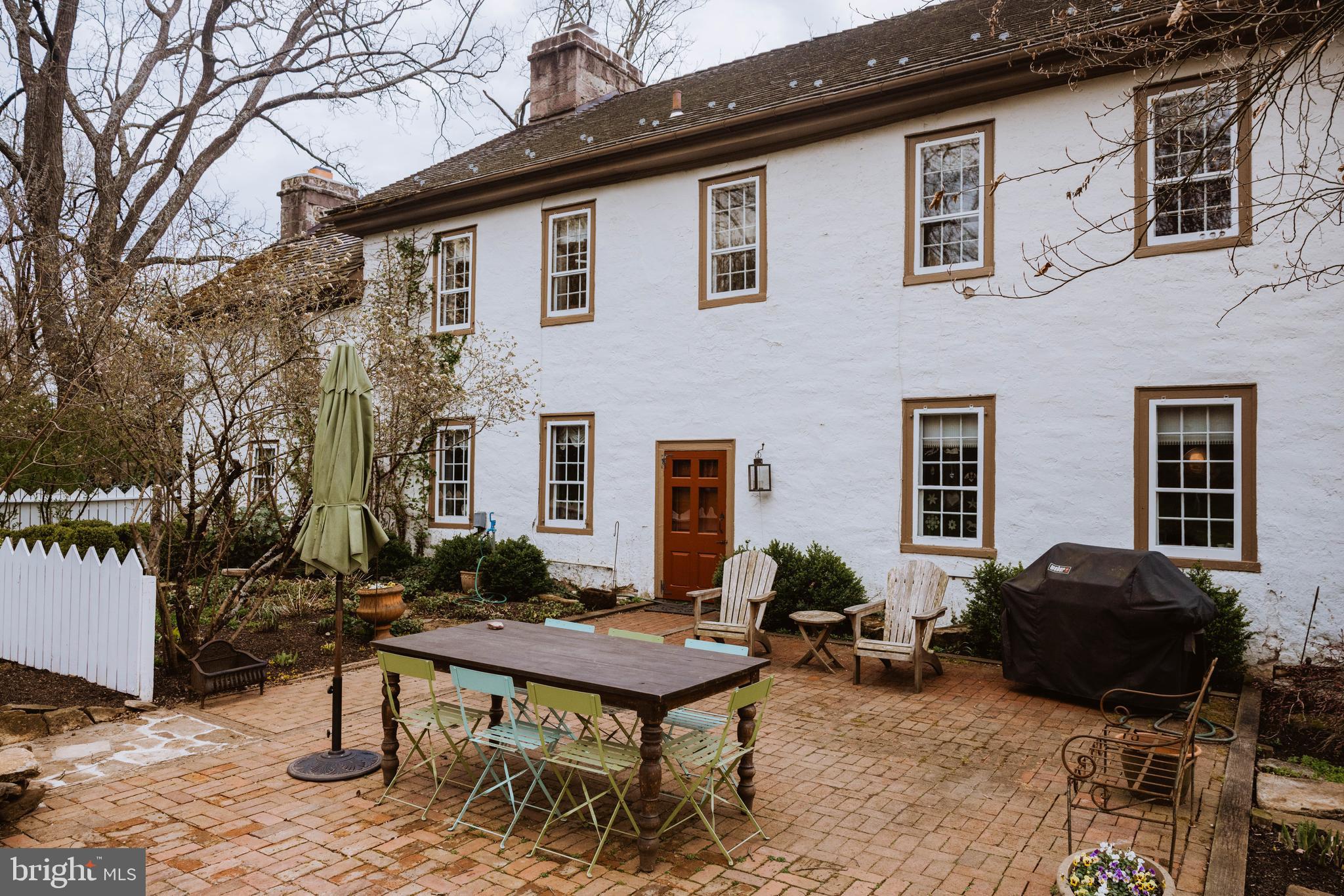 1861 Ridge Road Pottstown, PA 19465 - Photo 60 of 71 Back Patio with Pavers and Kitchen Garden