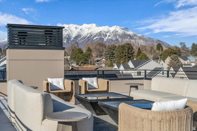 2152 South 30 West Orem, UT 84058 - Photo 10 of 56 View of patio featuring a mountain view and outdoor seating