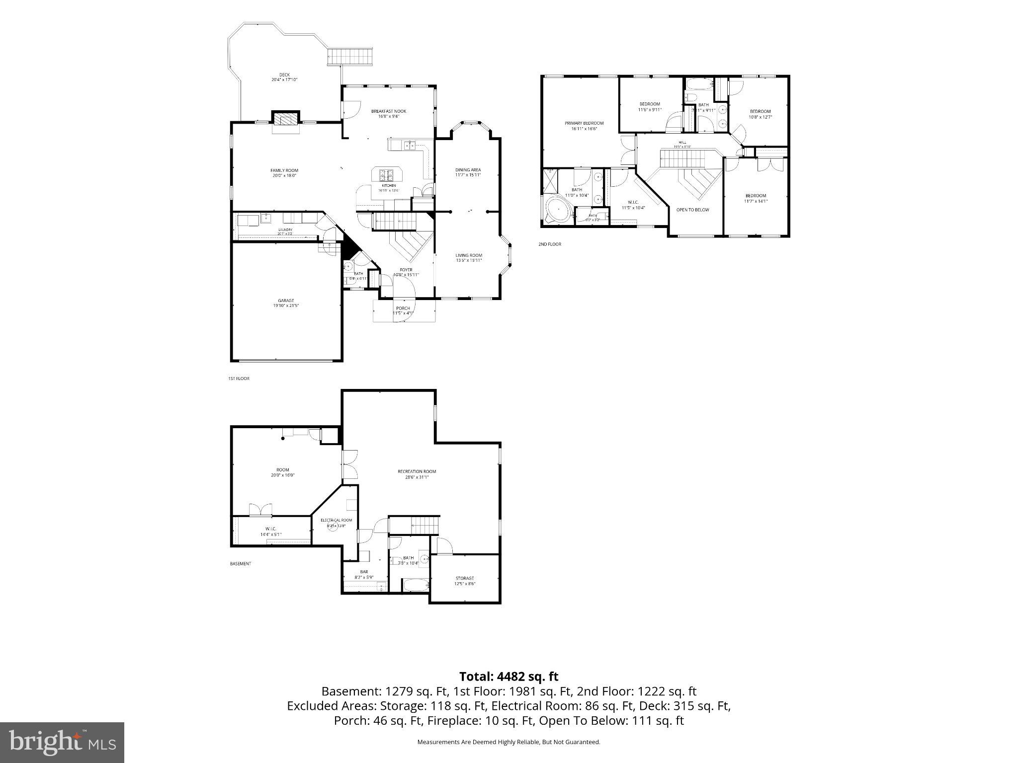 6009 Sandy Ridge Elkridge, MD 21075 - Photo 64 of 67 Full Floor Plan