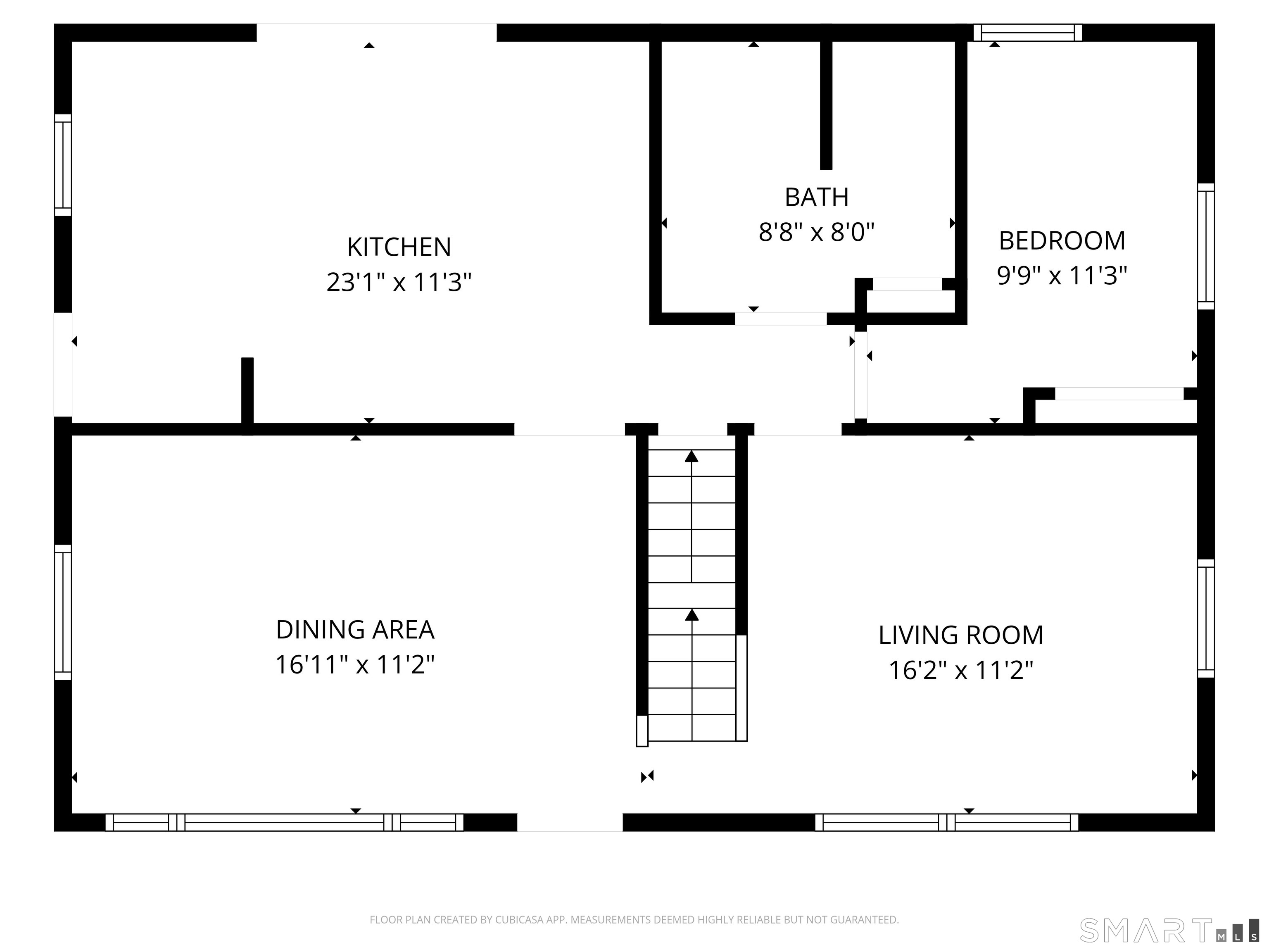 39 Rocky Ledge Drive Clinton, CT 06413 - Photo 38 of 40 Floor plan of main floor with approximate room dimensions.