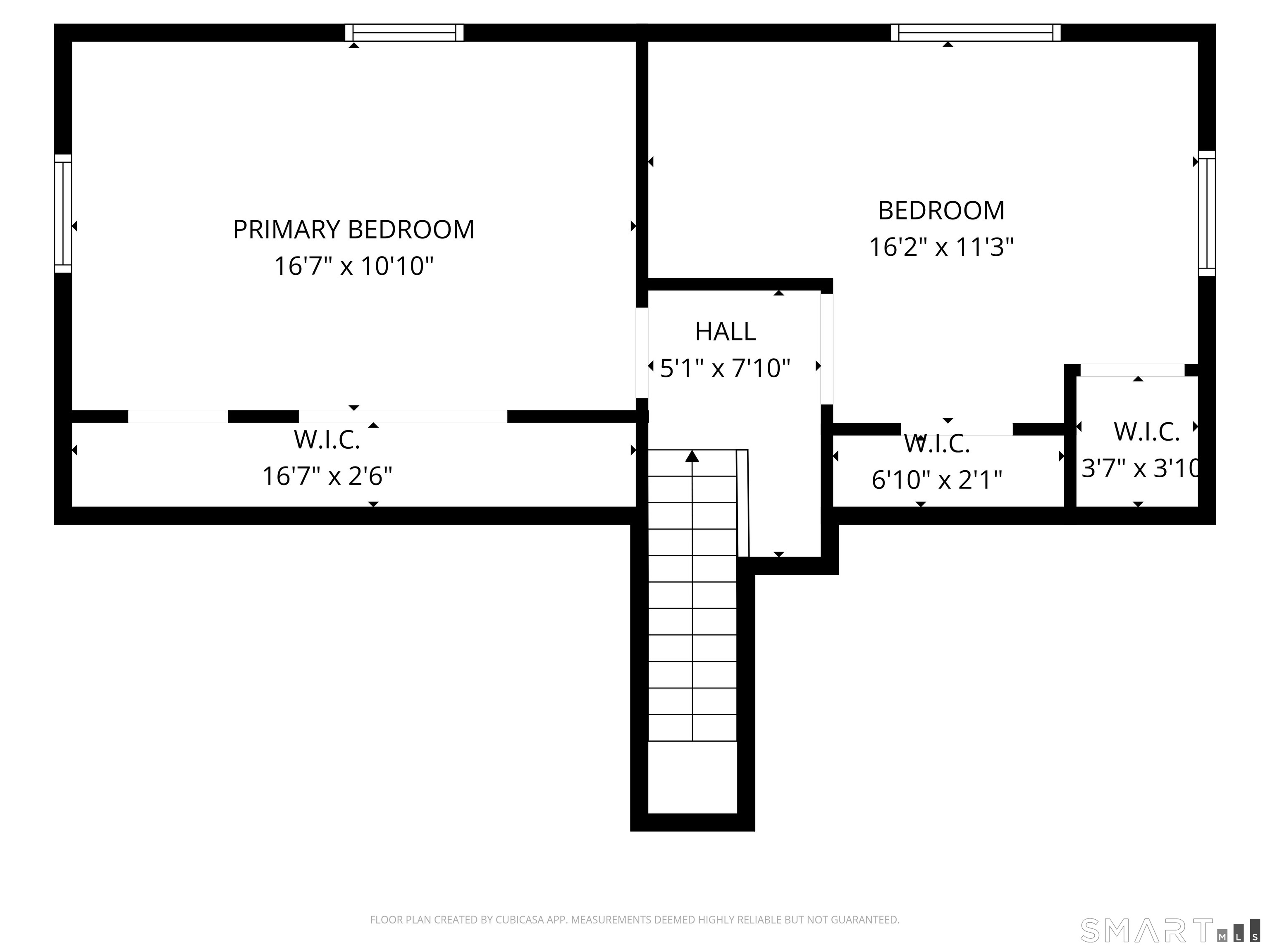 39 Rocky Ledge Drive Clinton, CT 06413 - Photo 39 of 40 Floor plan of second floor with approximate room dimensions.