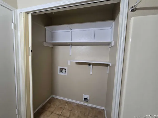 a close view of closet