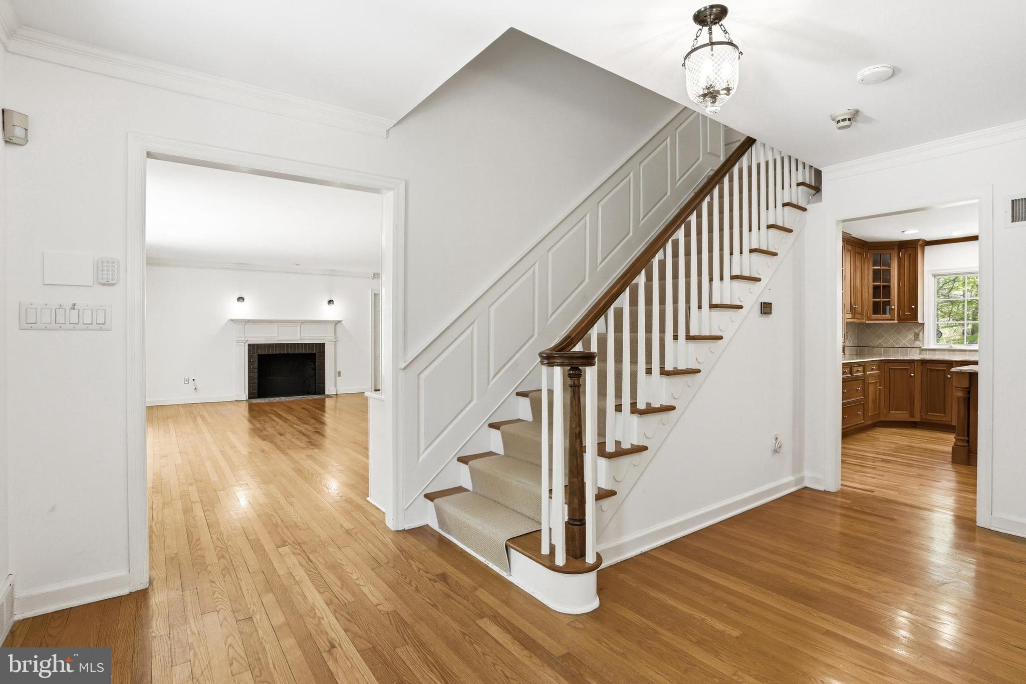 4511 Province Line Road Princeton, NJ 08540 - Photo 5 of 34 a view of entryway and hall with wooden floor