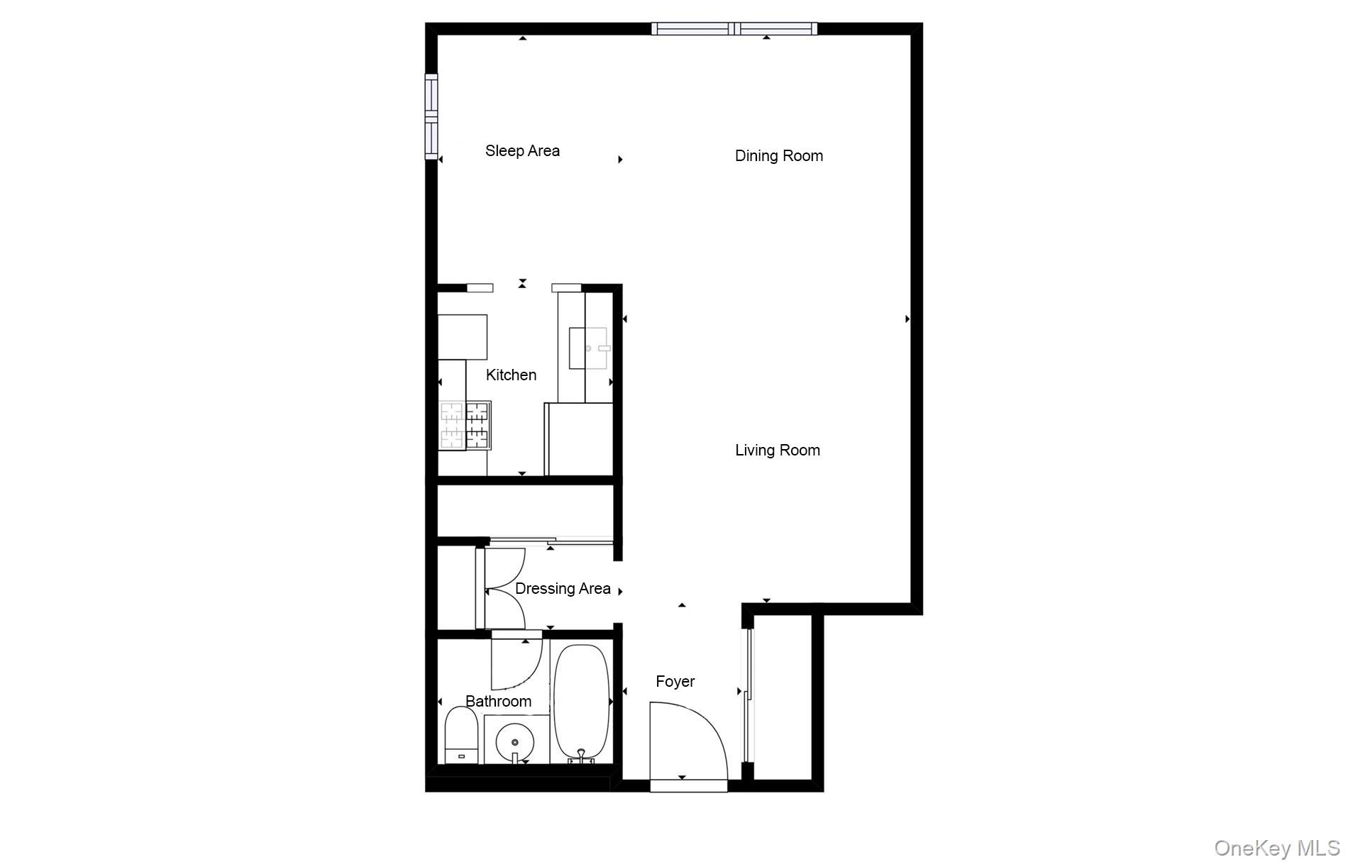 99-35 59th Avenue, Unit L5 Queens, NY 11368 - Photo 17 of 17 View of floor plan / room layout