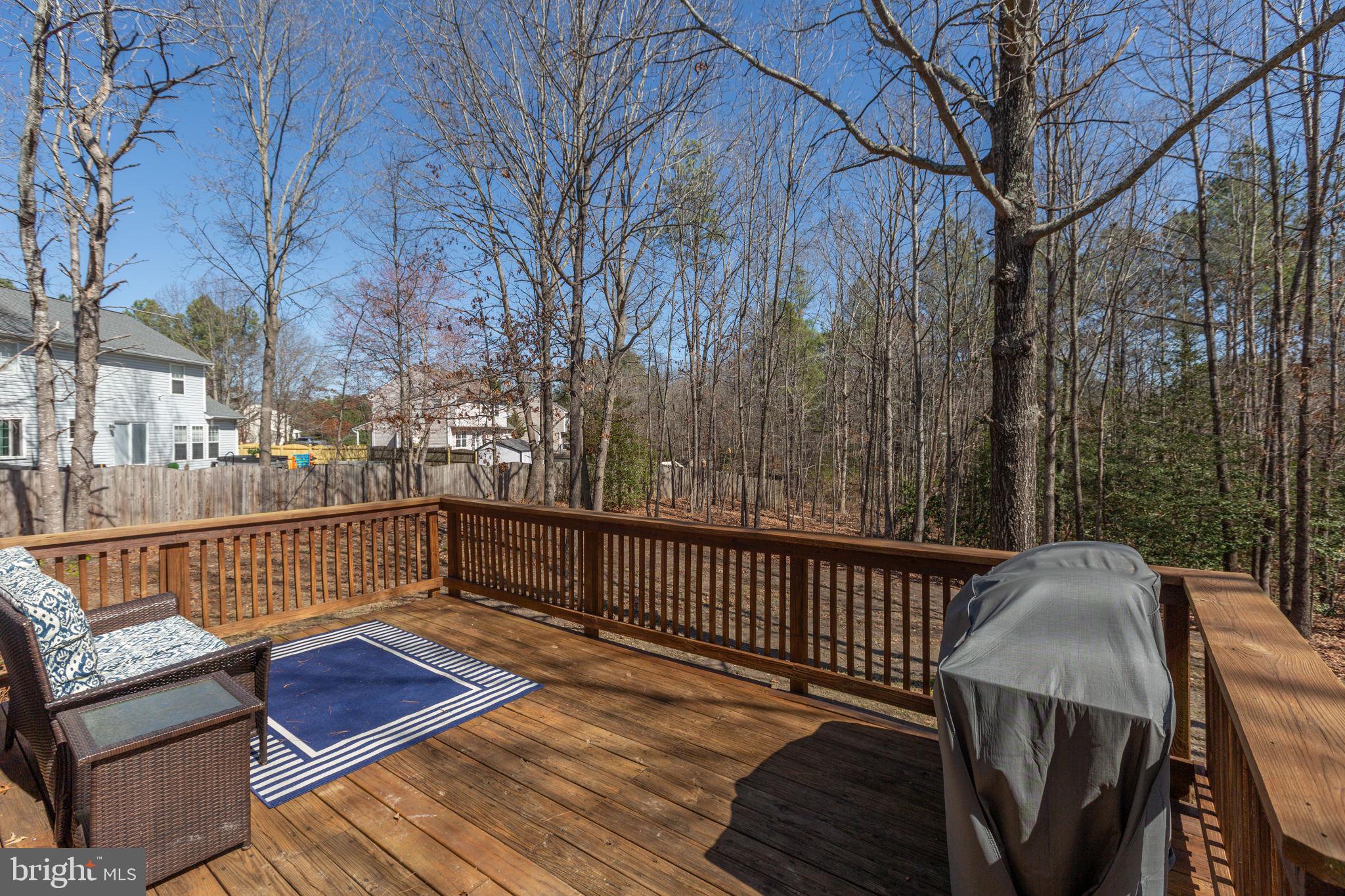 3421 Lancaster Ring Road Fredericksburg, VA 22408 - Photo 16 of 45 Deck overlooking wooded lot