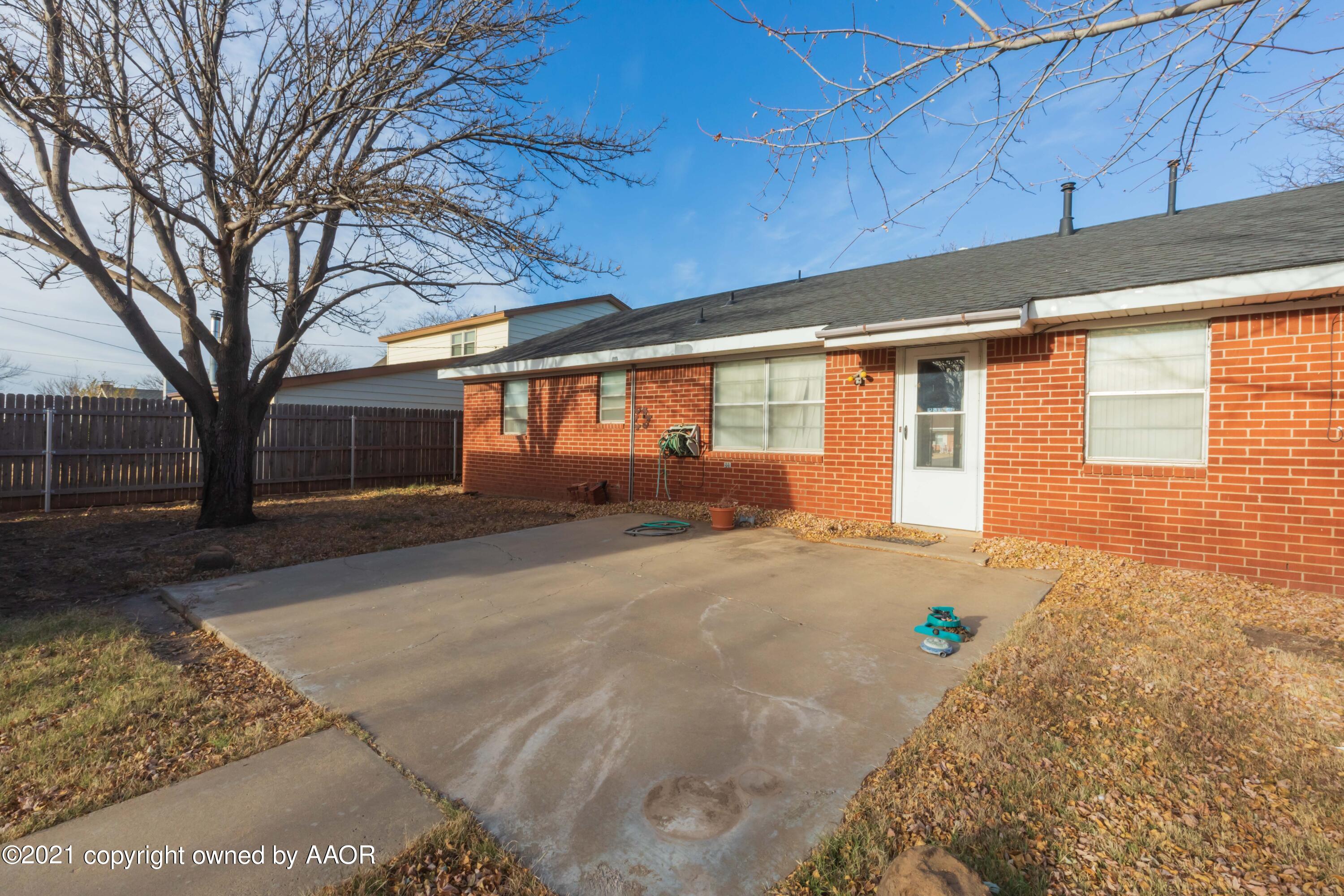 5103 Shield Drive Amarillo, TX 79110 - Photo 33 of 35 PATIO