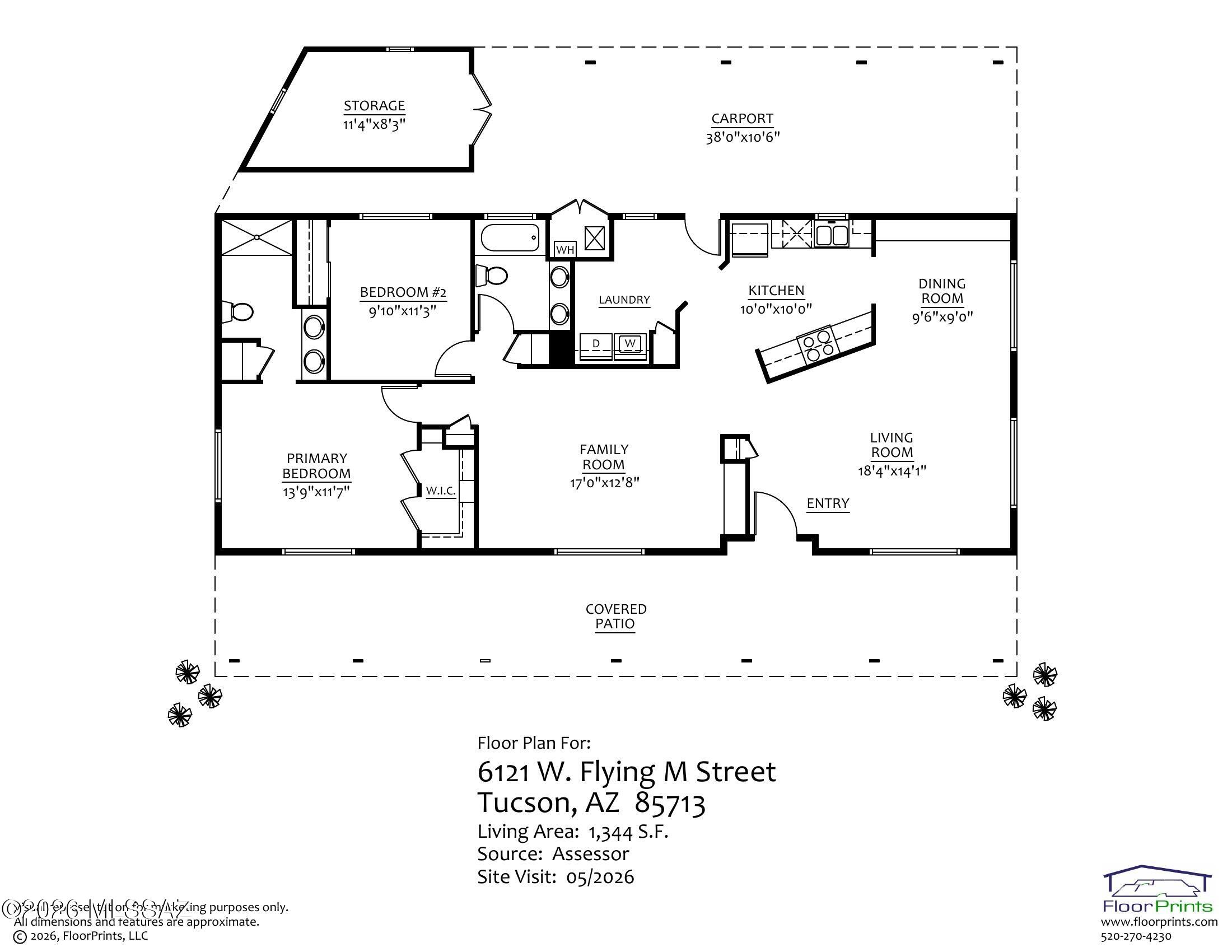 6121 West Flying M Street Tucson, AZ 85713 - Photo 25 of 25 Floorplan